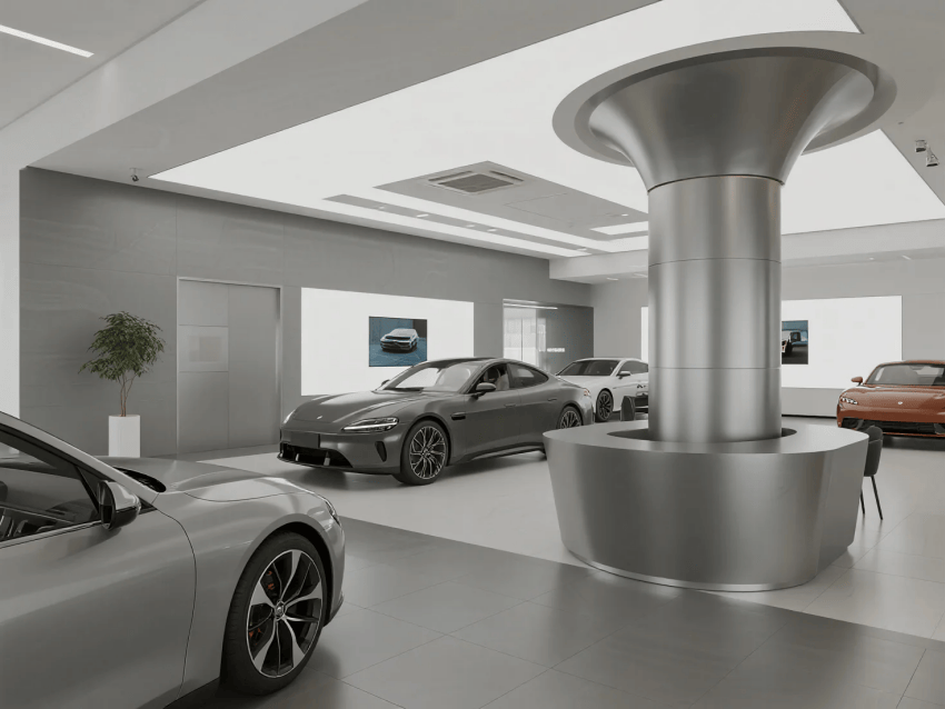 合肥2100平汽車(chē)4S店設(shè)計(jì)效果分享