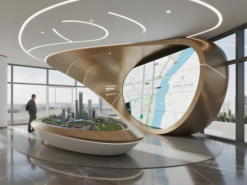 合肥3000平房地產(chǎn)公司辦公空間設(shè)計(jì)效果分享