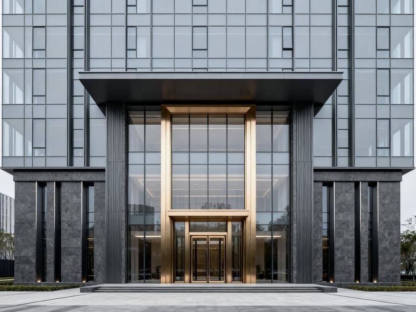 合肥4700平辦公樓裝修設(shè)計(jì)效果分享